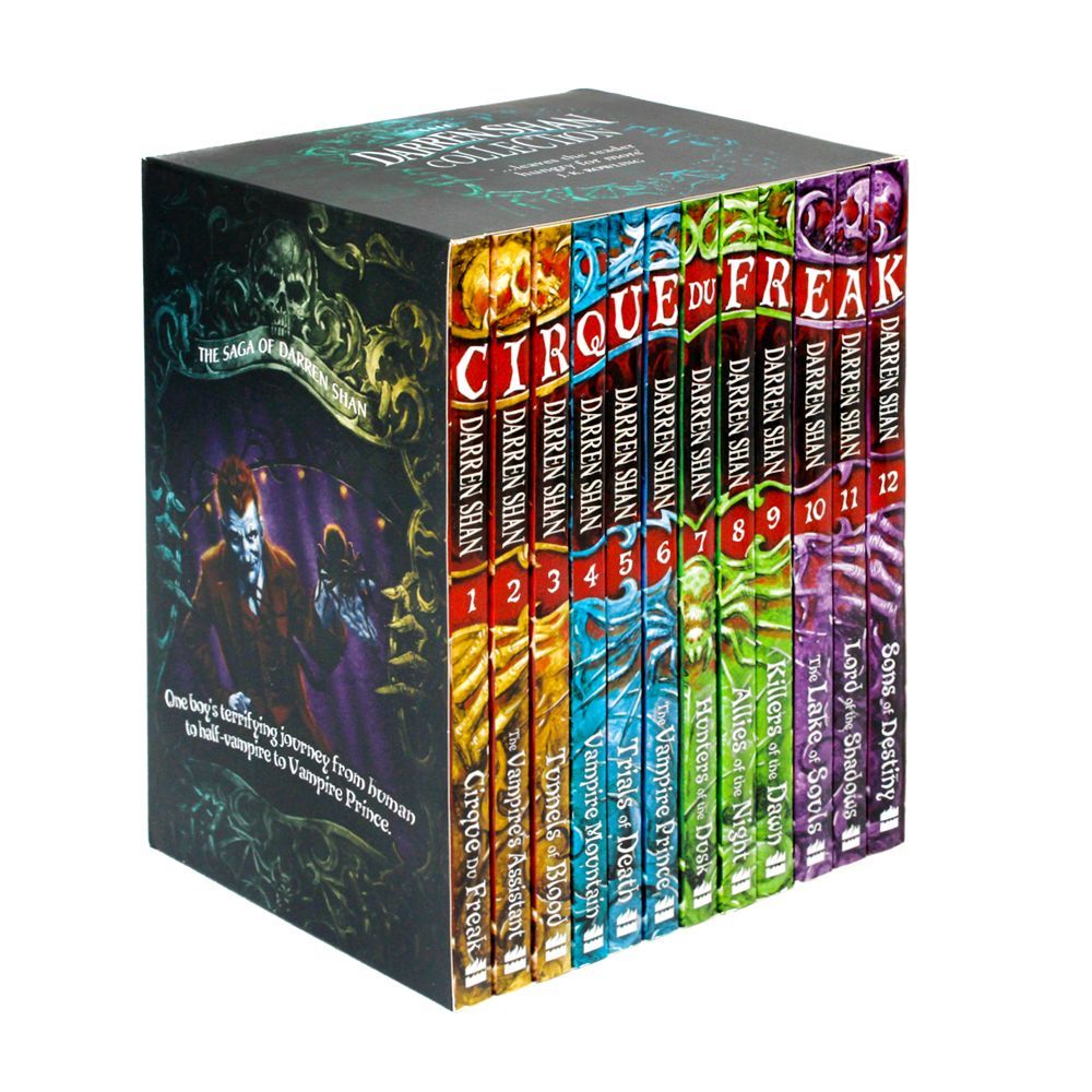 Cirque Du Freak: The Saga of Darren Shan – 12-Book Collection | Horror Fantasy Adventure Set for Young Adults & Teens | Supernatural Thriller Series