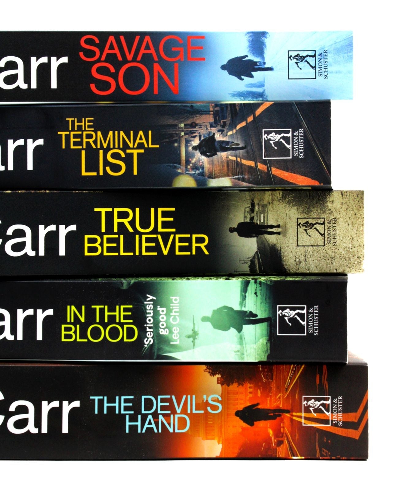 Jack Carr James Reece Series 5 Book Set Collection (In the Blood, The Devils Hand, The Terminal list, Savage Son, True Beliver )