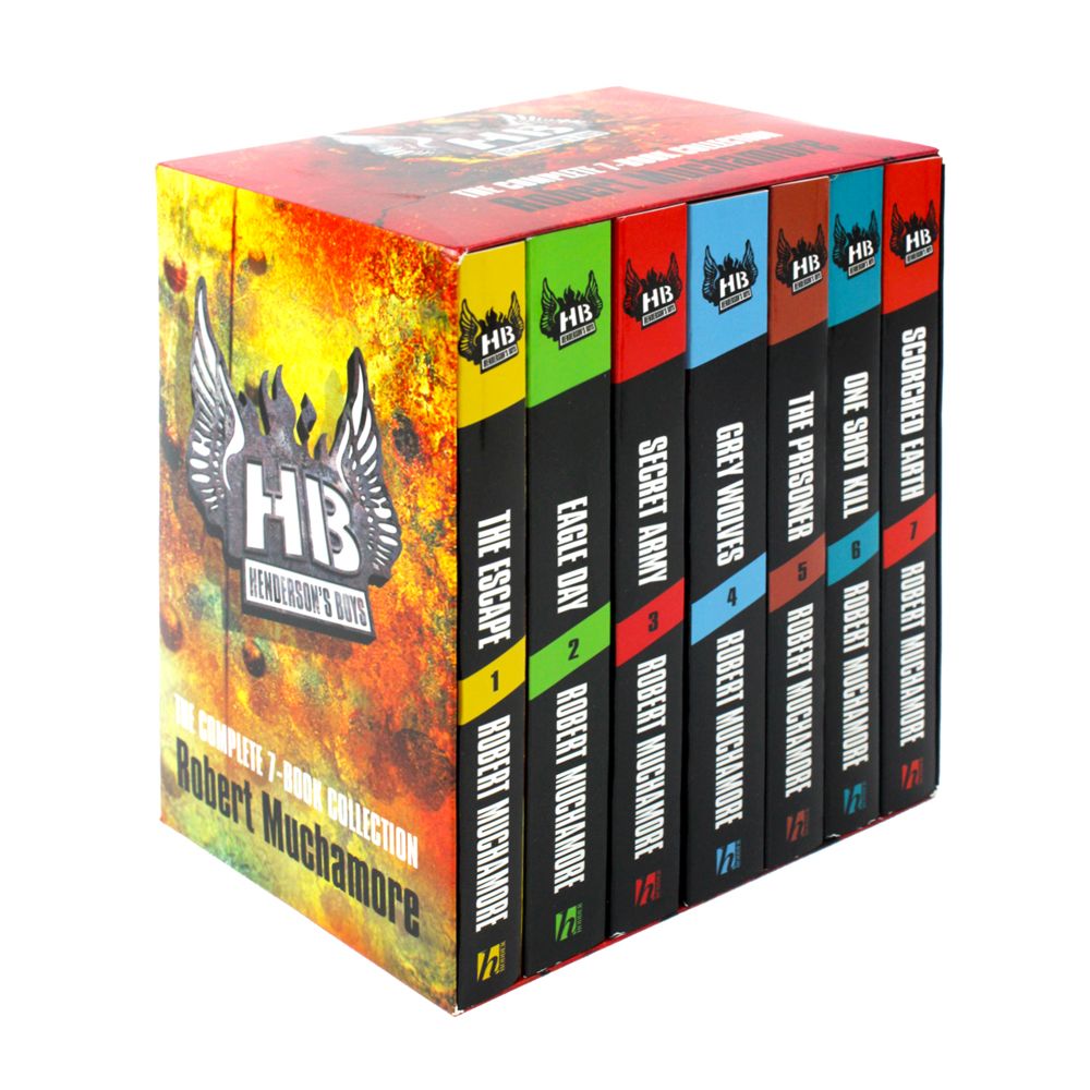 Henderson’s Boys 7 Book Box Set by Robert Muchamore| Children's & YA Adventure Fiction, Historical Stories, Popular Series & Gift Collection