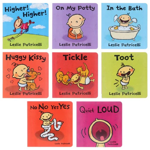Big Box of Brilliant 8 Books Collection Set By Leslie Patricelli – Board Book Edition for Babies & Toddlers