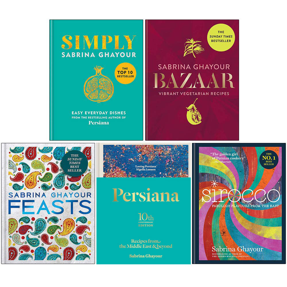 Sabrina Ghayour 5 Books Collection Set (Persiana, Bazaar, Feasts, Simply, Sirocco)