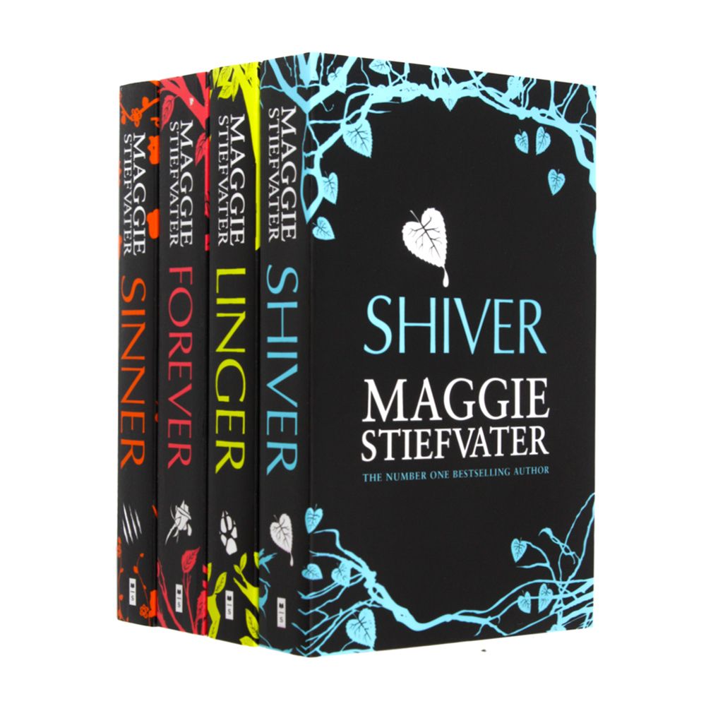 Maggie Stiefvater 4 Book Collection Set Shiver, Linger, Forever & Sinner YA Fantasy Romance Series, Wolves, Magic & Adventure Bestselling Fiction