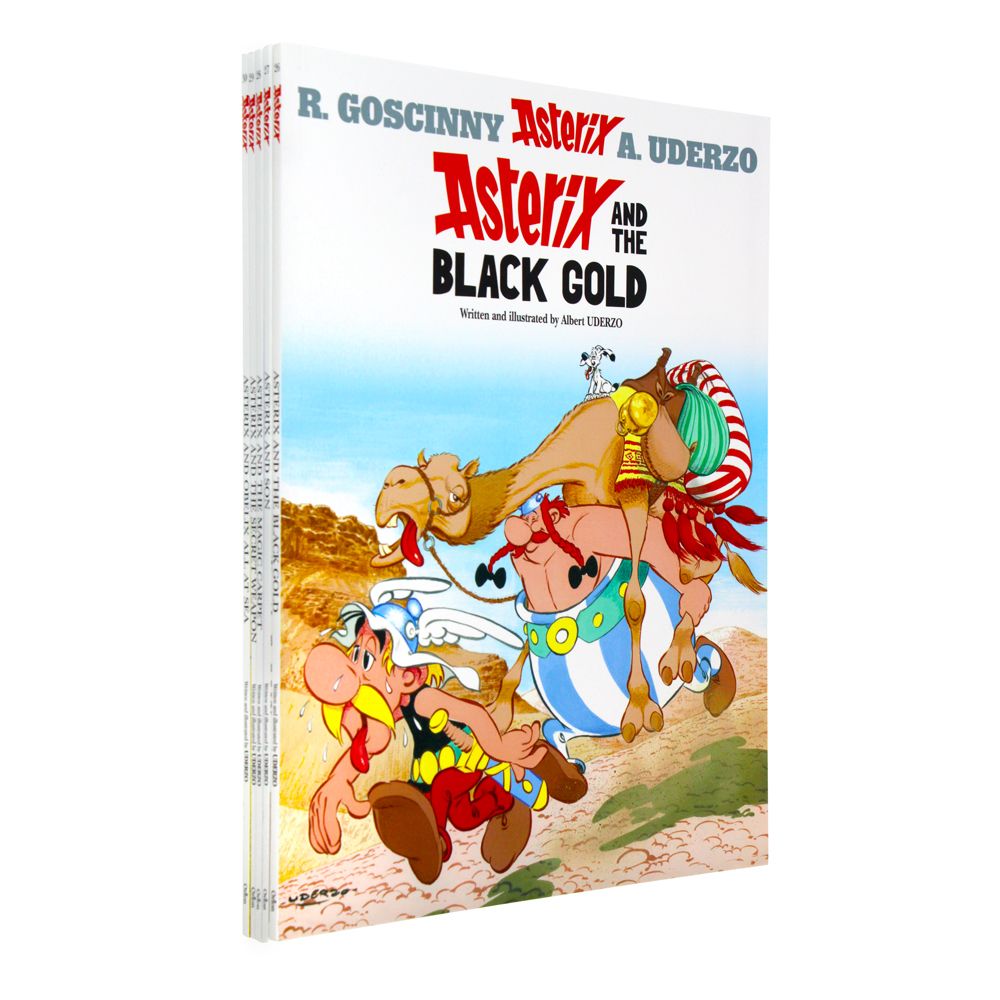 Asterix and Obelix All at Sea Series 6 – 5 Book Set Collection (26-30) Kids Comics Adventure Humor Illustrated Fiction by Rene Goscinny Orion Books