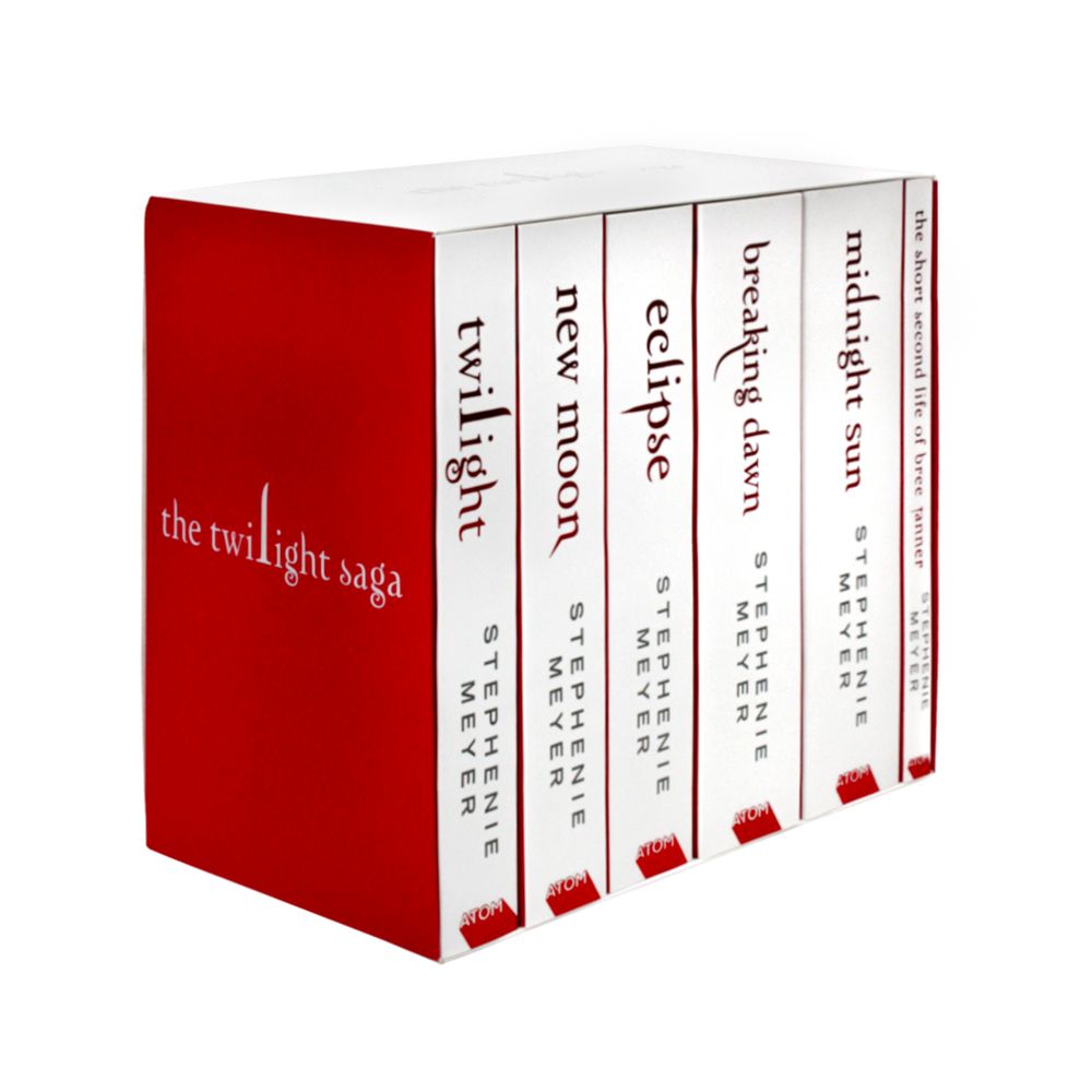 The Twilight Saga 6 Books Set (White Cover) by Stephenie Meyer | Young Adult Fantasy, Romance, Vampires, Werewolves, Love Story, Paperback Series