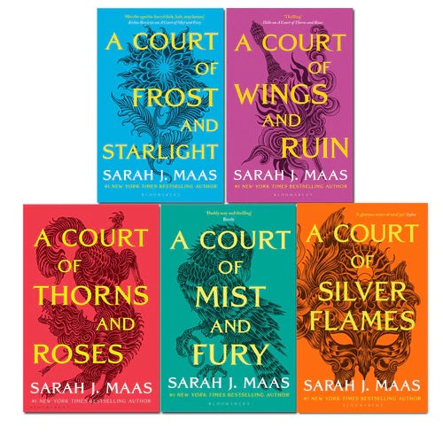 A Court of Thorns and Roses 5 Books Box Set – A Bestselling Fantasy Series by Sarah J. Maas, Packed with Magic, Romance & Adventure!