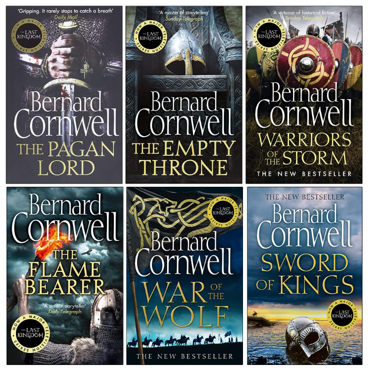 The Last Kingdom Warrior Chronicles Saxon Tales Series (7-12) 6 Book Collection Set by Bernard Cornwell | Historical Fiction, Battles & Epic Saga