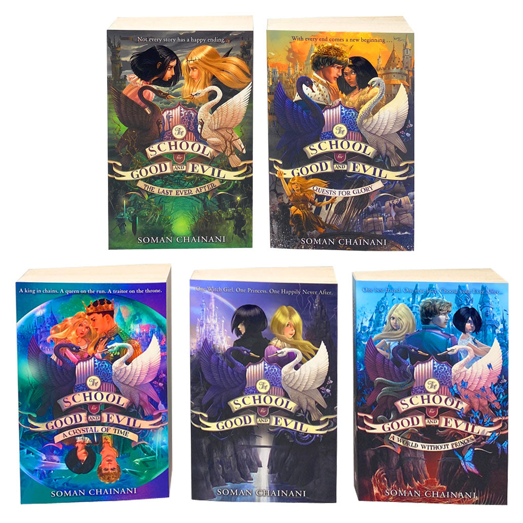 The School for Good and Evil Series – 5-Book Collection by Soman Chainani: Fantasy Adventure, good vs evil, Friendship, & Engaging Tales for12+ years