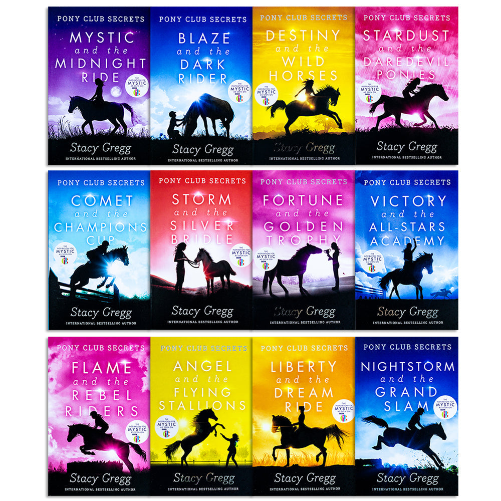 Pony Club Secrets Series by Stacy Gregg – 12-Book Collection Set of Equestrian Adventures, Pony Stories, Friendship & Fun for12+ years