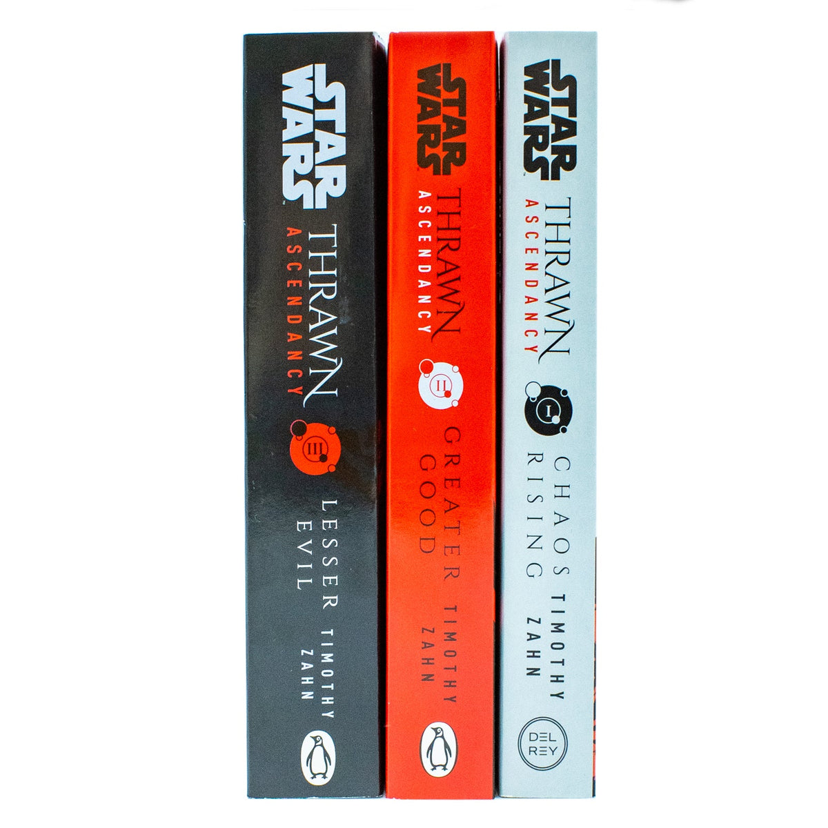 Star Wars Thrawn Ascendancy 1-3 Books Collection Set by Timothy Zahn: Chaos Rising, Greater Good, Lesser Evil – Epic Sci-Fi Adventure for Star Wars