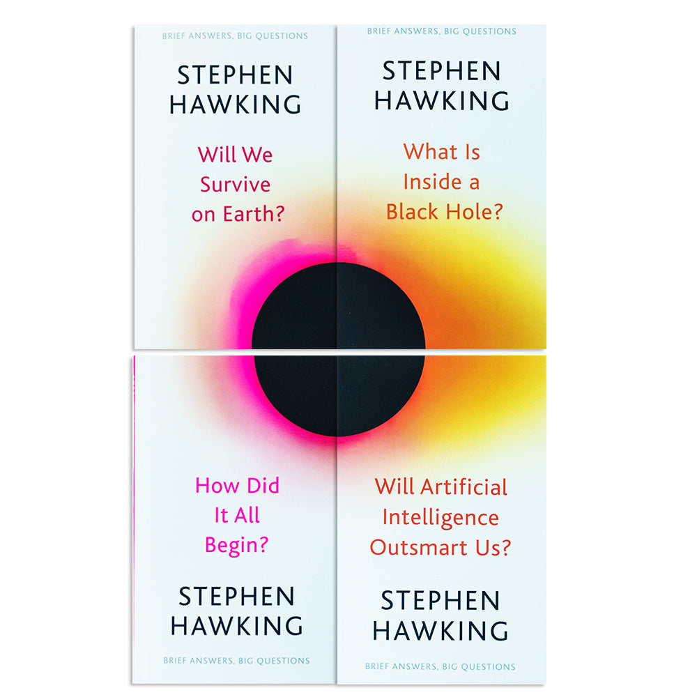 Brief Answers, Big Questions 4 Books Set by Stephen Hawking – Science, Universe, Black Holes, Physics, Cosmology, Time, Space, Educational Exploration