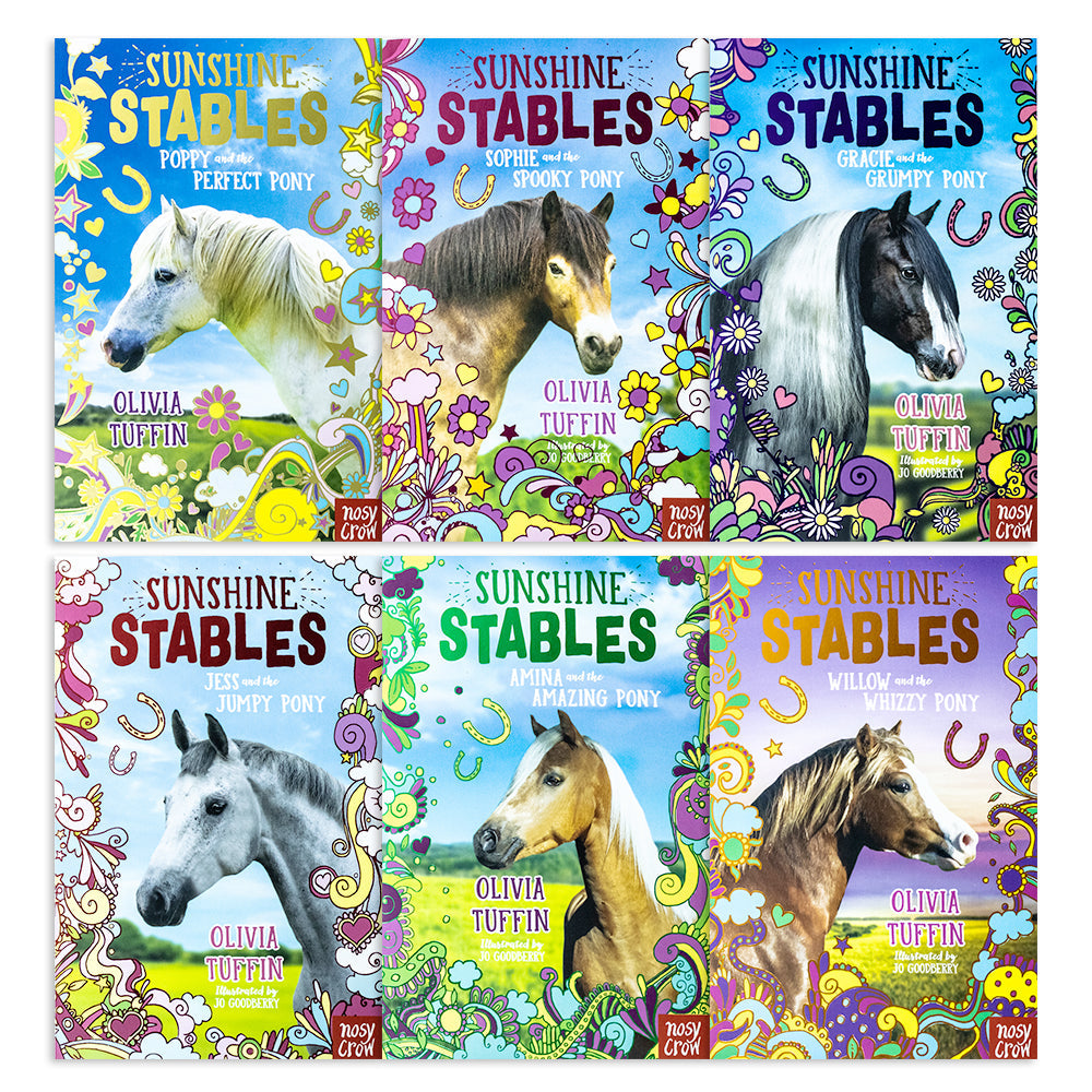 Sunshine Stables 6-Book Set by Olivia Tuffin – Exciting Pony Stories for Kids! Perfect Children’s Fiction for 8+ years, Animal Lovers & Adventure Fans