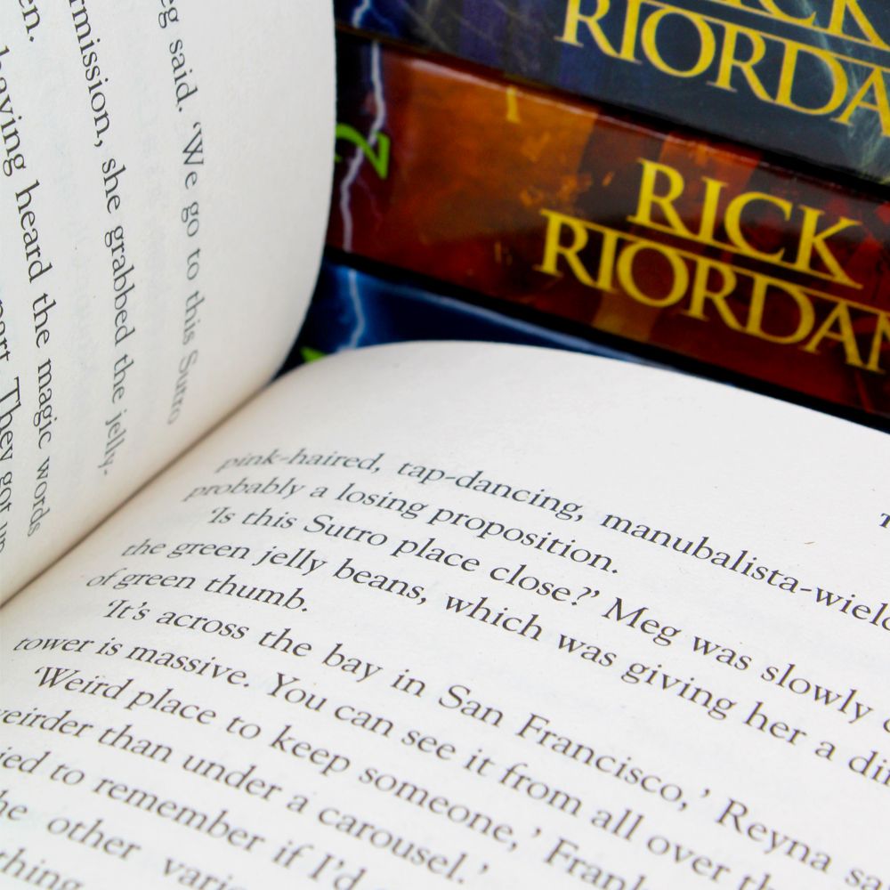 Photo of The Trials of Apollo Series Books 1-4 Box Set Pages by Rick Riordan