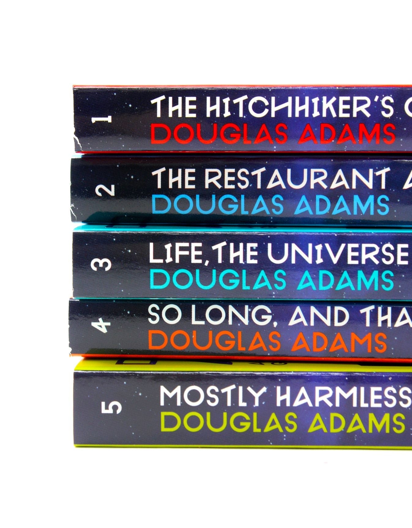 The Complete Hitchhiker’s Guide to the Galaxy 5-Book Box Set by Douglas Adams | Humorous Sci-Fi Adventure Series for Teens & Young Readers