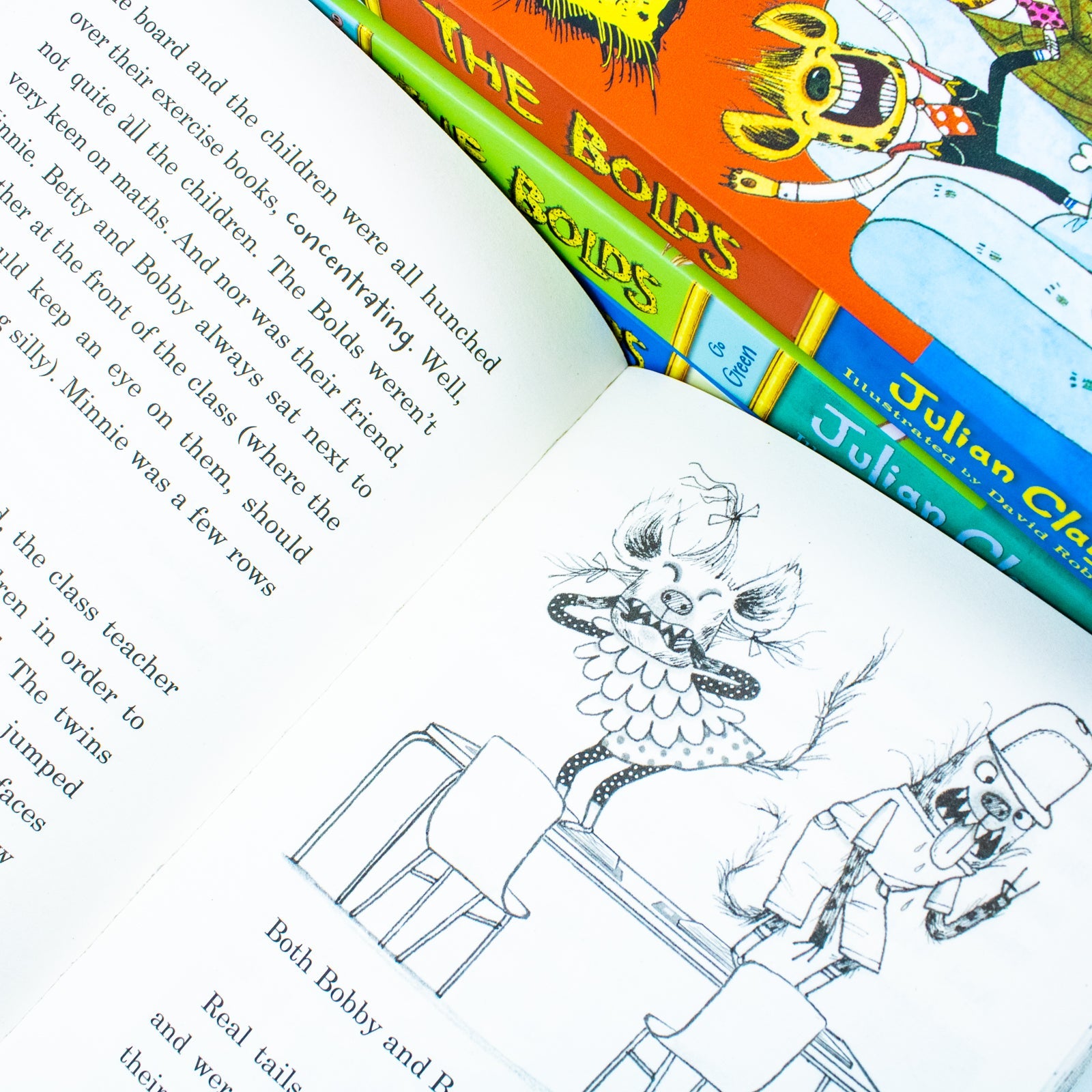 The Bolds Series Collection 4 Books Set By Julian Clary (The Bolds to the Rescue, The Bolds, The Bolds Go Green, The Bolds Go Wild)