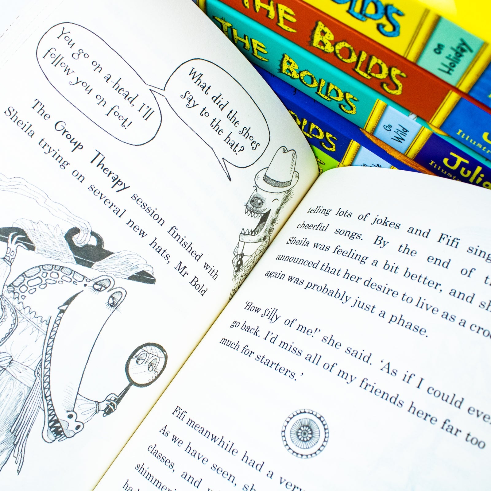 Julian Clary Bolds Series 6 Books Collection Set (The Bolds, The Bolds to The Rescue, The Bolds in Trouble, The Bolds Go Green, The Bolds Go Wild, The Bolds On Holiday)
