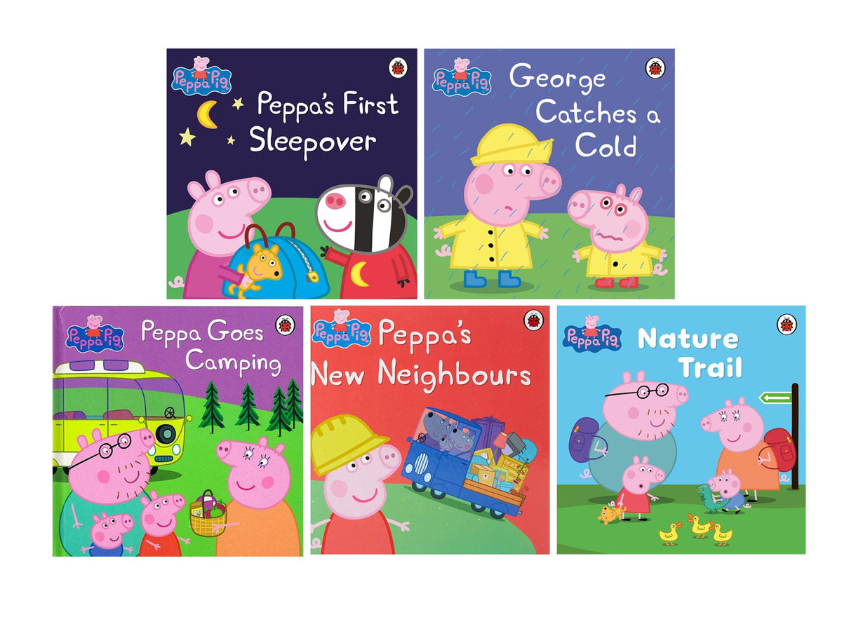 Peppa Pig Storybook Collection – 5 Book Set for Toddlers & Preschoolers