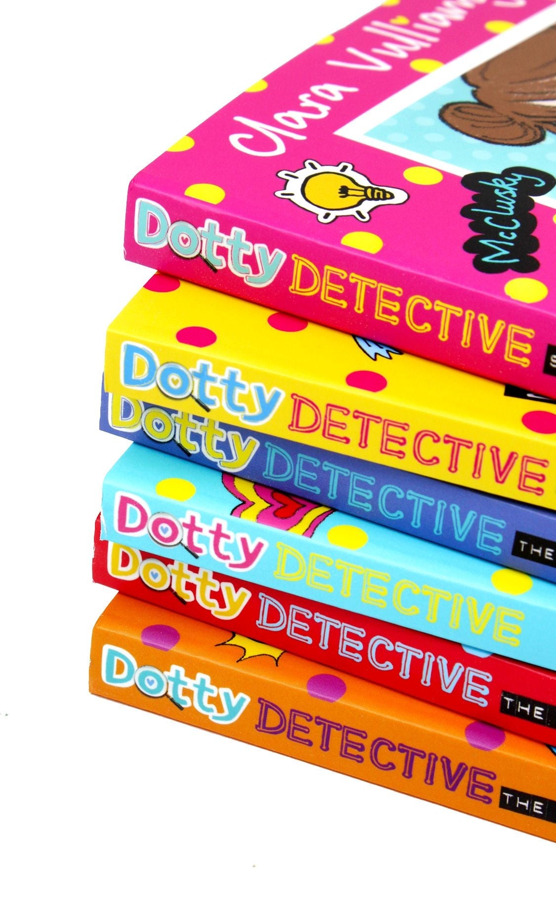 Dotty Detective 6 Book Set by Clara Vulliamy – Children's Mystery Series Fun Animal Stories, Adventure, Humor, Friendship, Reading Goals