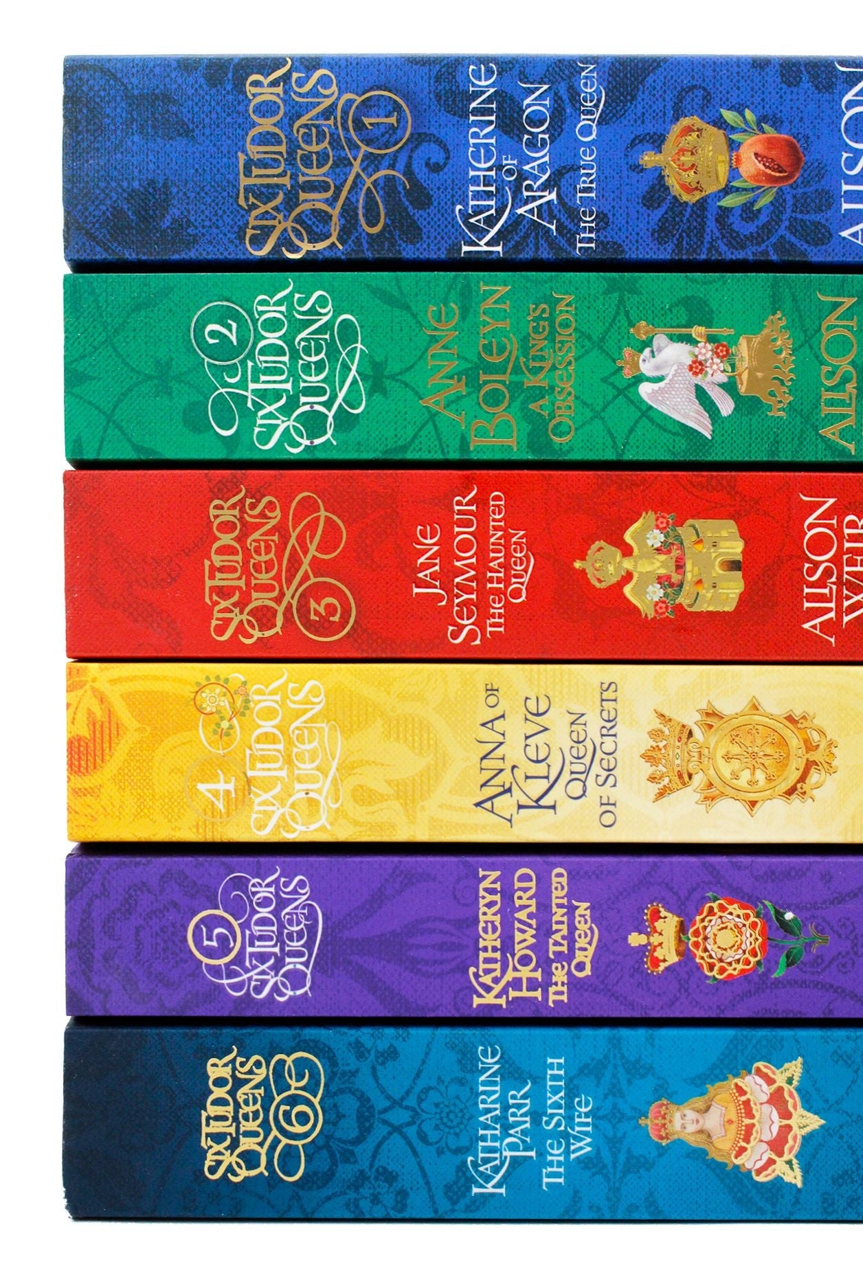 Alison Weir Six Tudor Queens Collection 6-Book Set – Historical Fiction on Katherine of Aragon, Anne Boleyn & More | Tudor History & English Monarchy