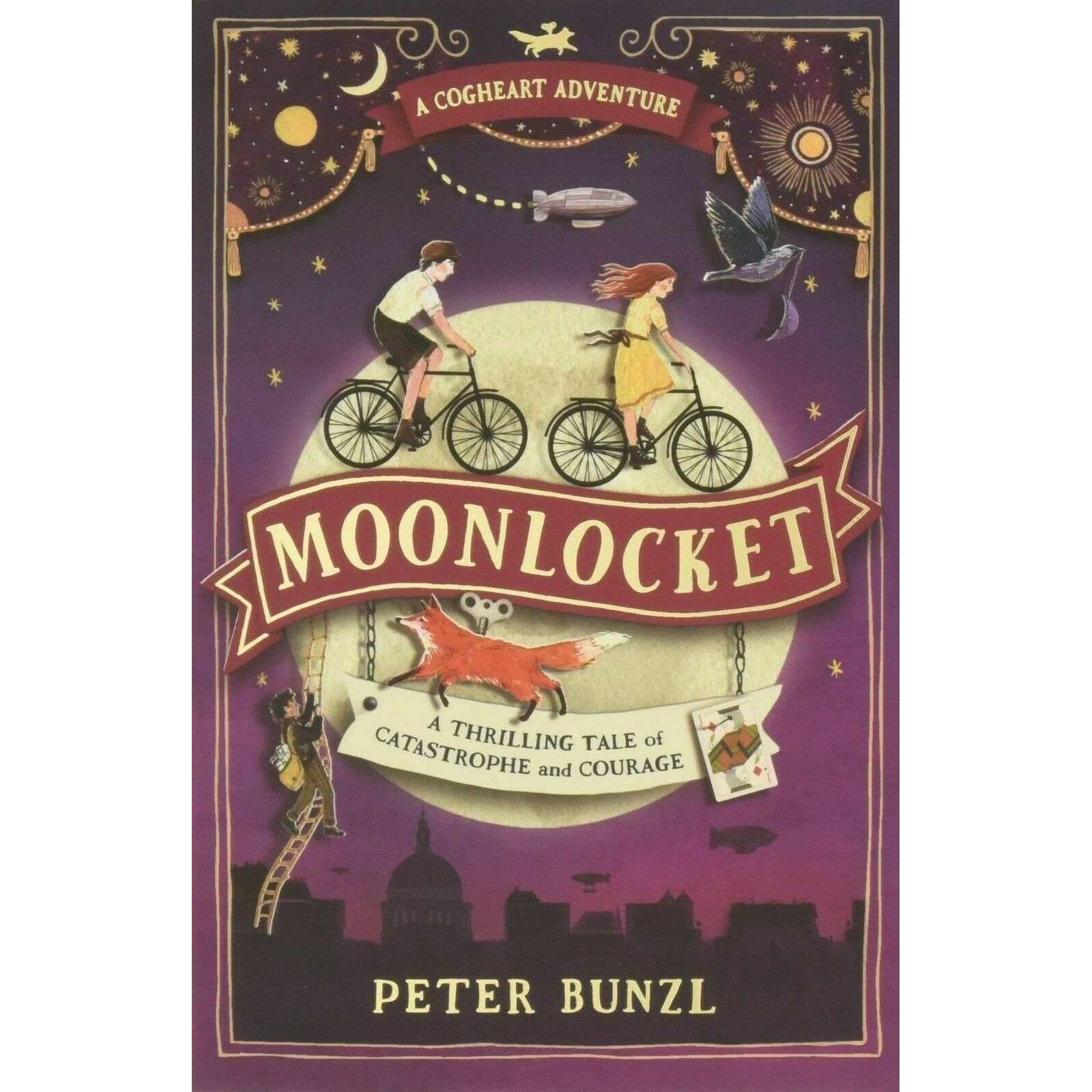 A Cogheart Adventure Series 4 Book Collection Set by Peter Bunzl | Children's Fantasy Adventure Books | Imaginative Stories for 8+ years