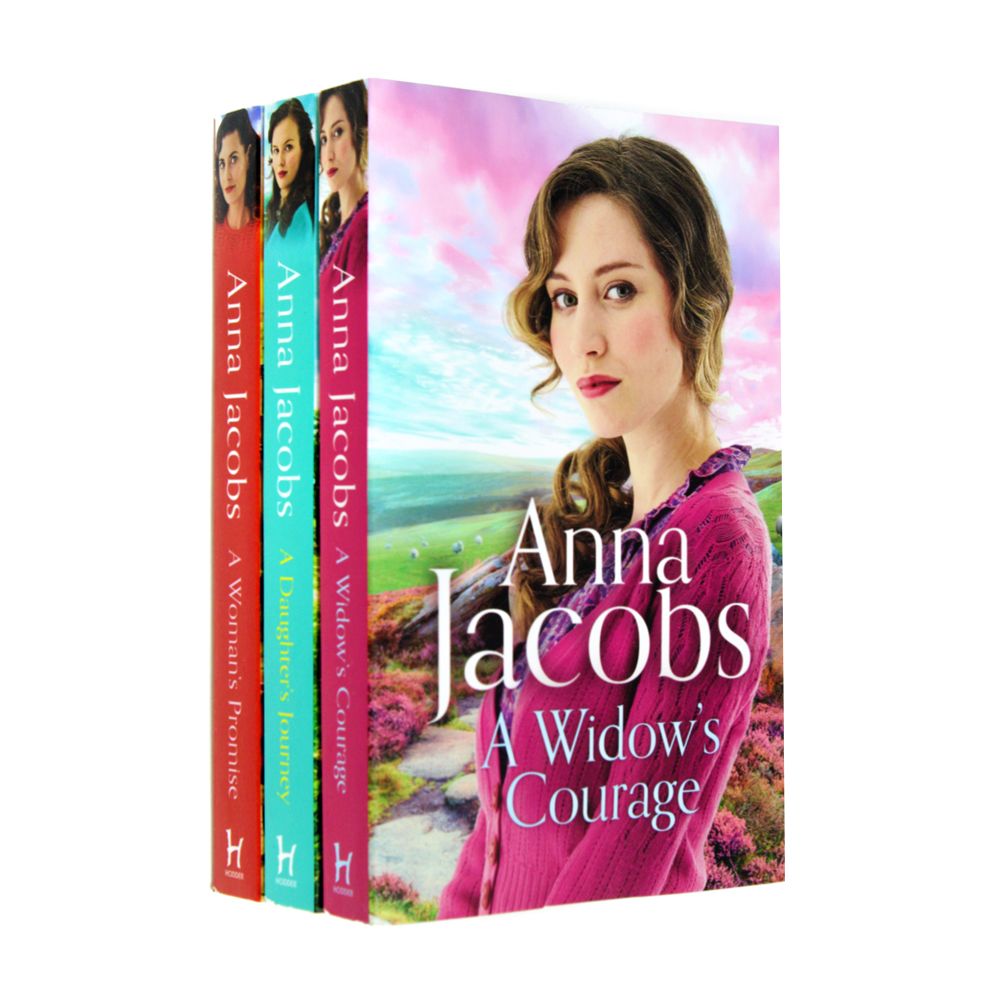 Anna Jacobs Birch End Series 3-Book Collection Set– A Widow's Courage, A Daughter's Journey, A Woman's Promise |Heartfelt Family Saga & Fiction Series