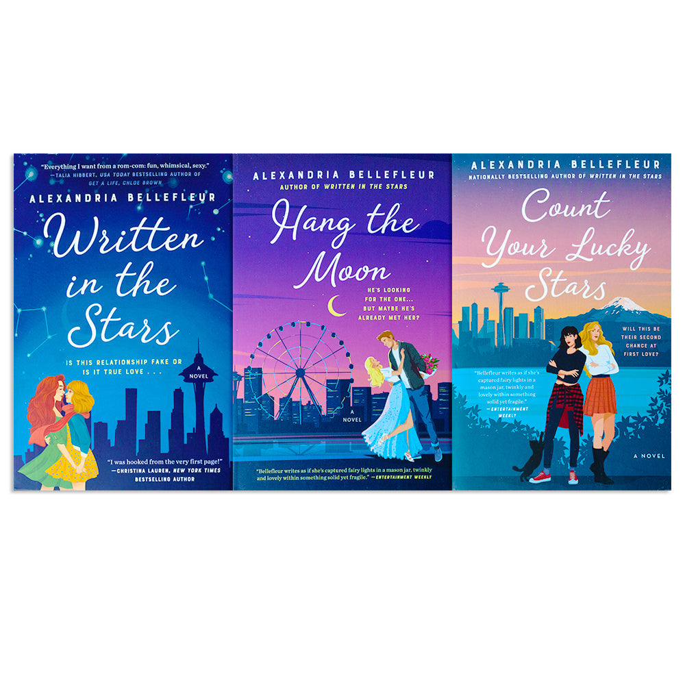 Written in the Stars 3-Book Collection by Alexandria Bellefleur – Includes Hang the Moon, Count Your Lucky Stars & More – Romance, Love, Emotions