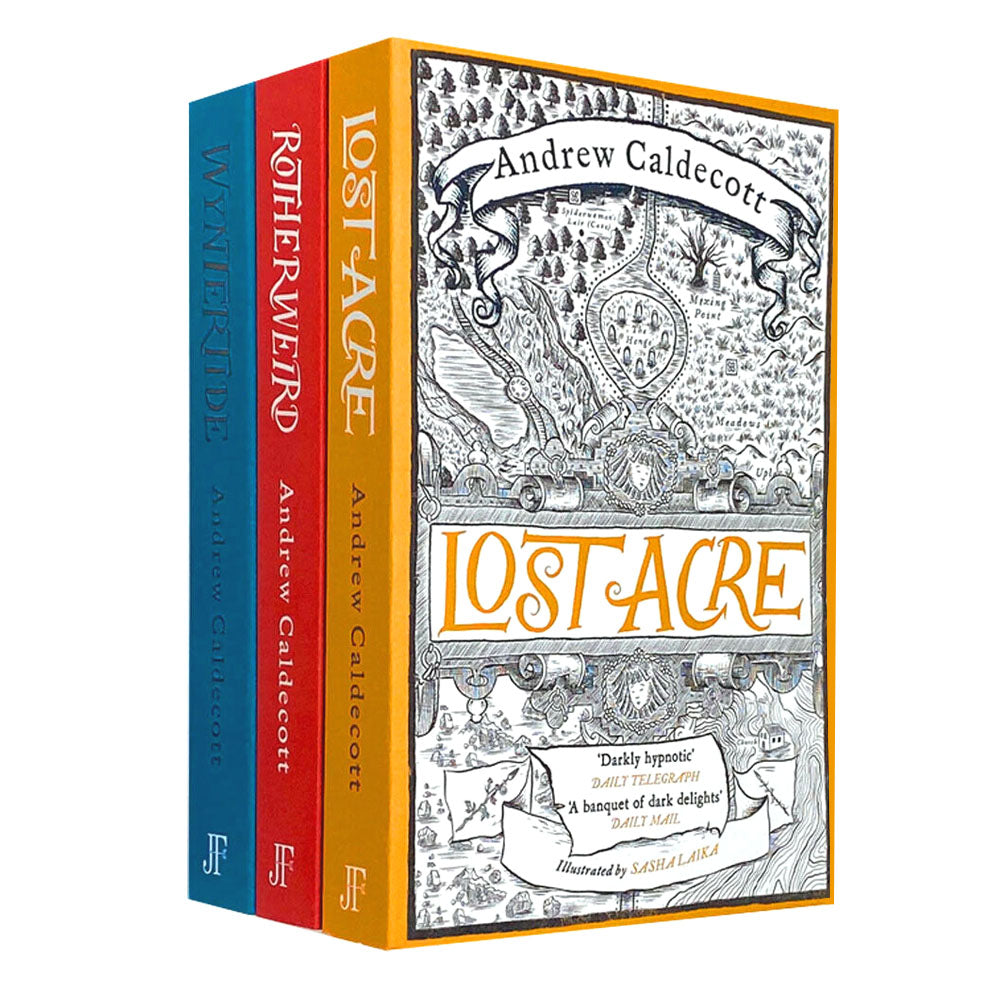 Andrew Caldecott 3 Book Set Collection, Lostacre, Rotherweird, Wyntertide
