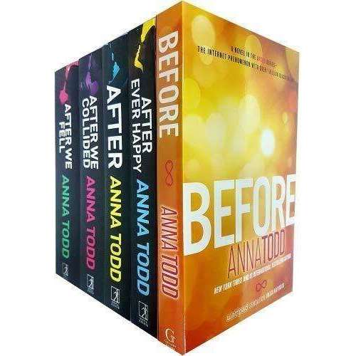 The Complete After Series Collection 5 Books Set By Anna Todd(Before After After We Collided After We Fell After Ever Happy)