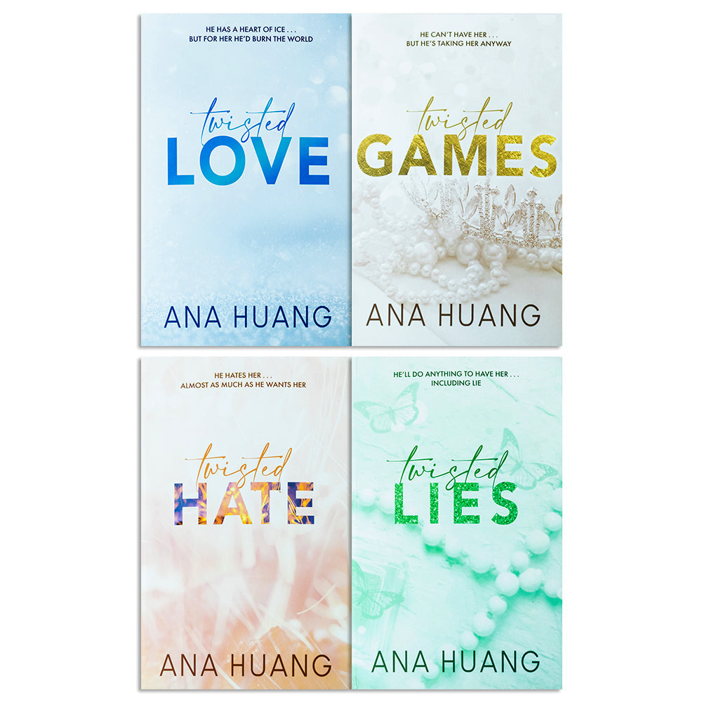Twisted Series 4-Book Set by Ana Huang | Bestselling Contemporary Romance Novels – Love, Drama & Passion (Twisted Love, Games, Hate & Lies)
