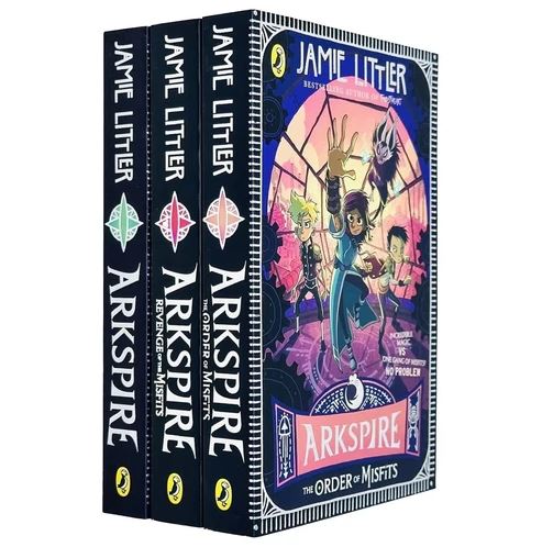 Arkspire Series 3 Books Collection Set By Jamie Littler (Arkspire, The Order of Misfits and Revenge of the Misfits) | Paperback
