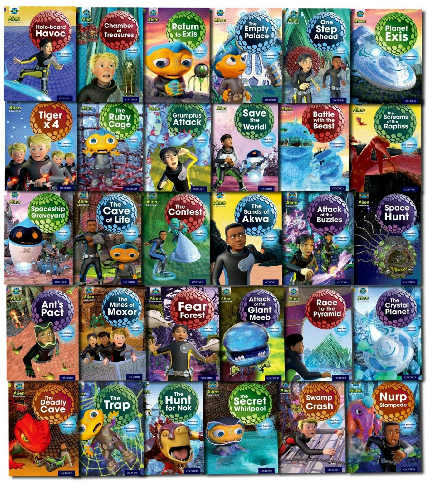 【Oxford】Project X Aliens 1～11セット、音声ペンつき Oxford Reading Tree Project X Alien Adventures Collection 31 Books Set