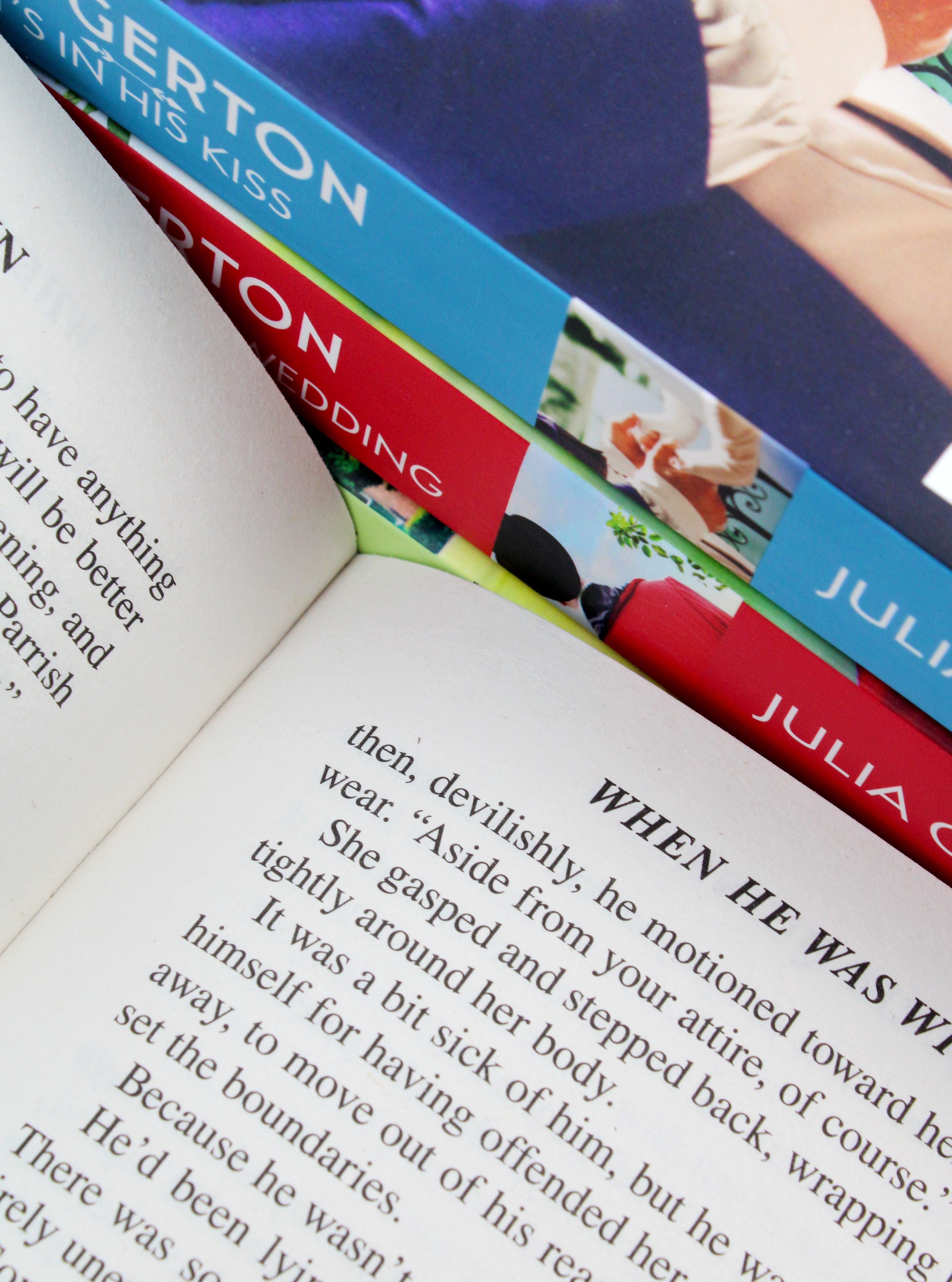 Photo of the Bridgerton Family Series Text by Julia Quinn