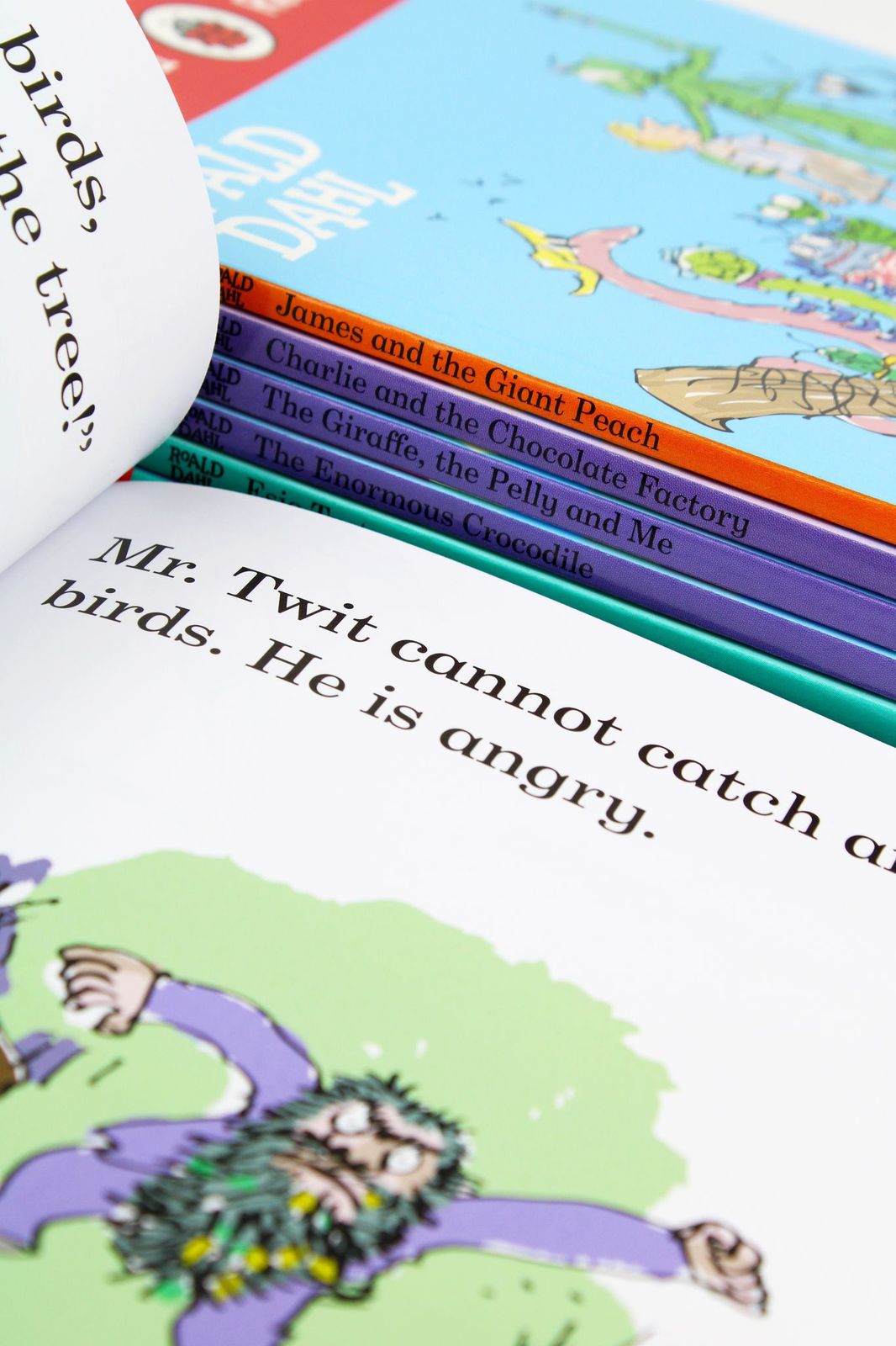Ladybird Readers Roald Dahl Series 7-Book Set (Level 1-4) |Fun & Educational Children's Books |Classic Stories for Early Readers, Learning & Adventure