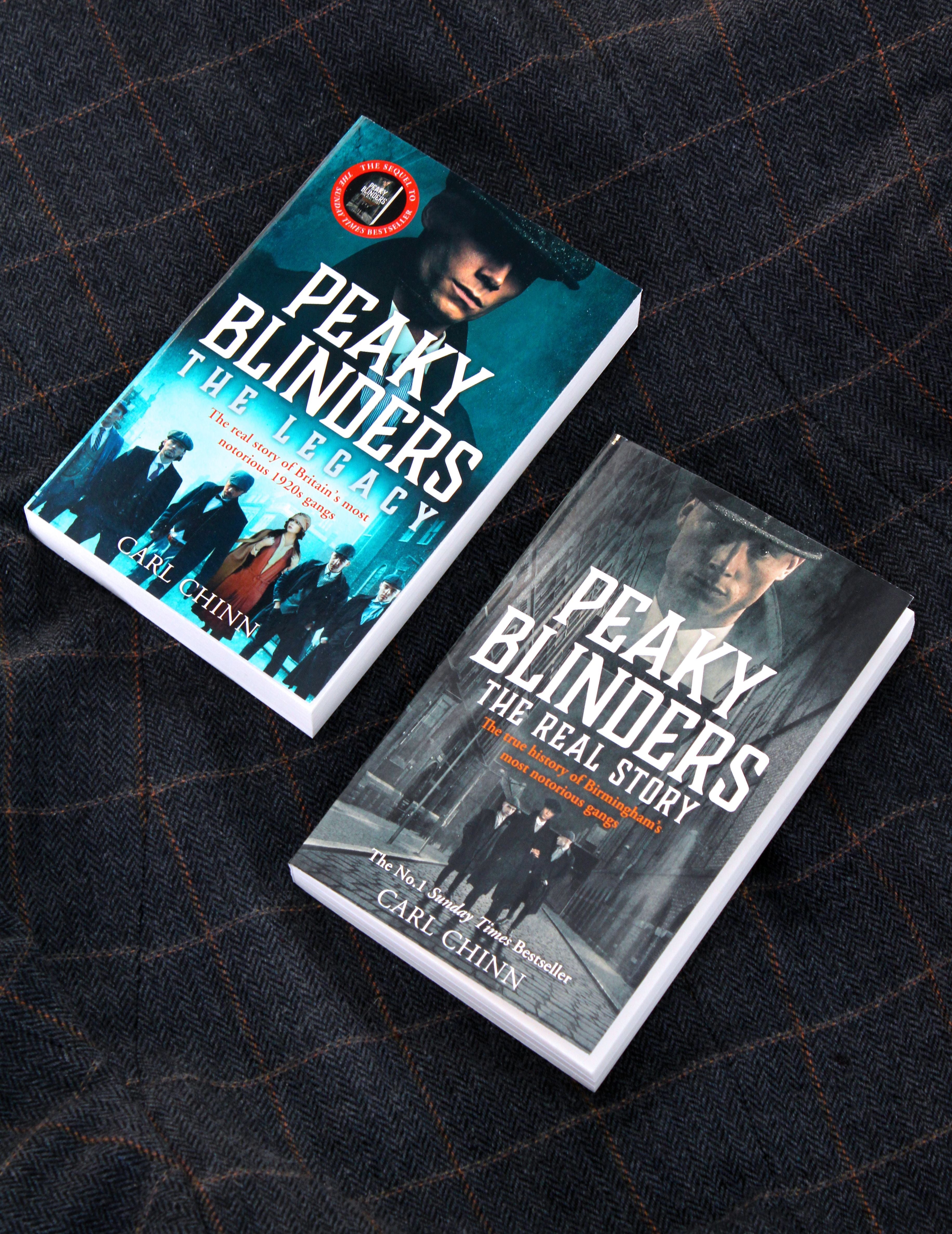 Peaky Blinders 2 Books Set Collection The Real Story of Birminghams Most Notorious Gangs & The Legacy by Carl Chinn