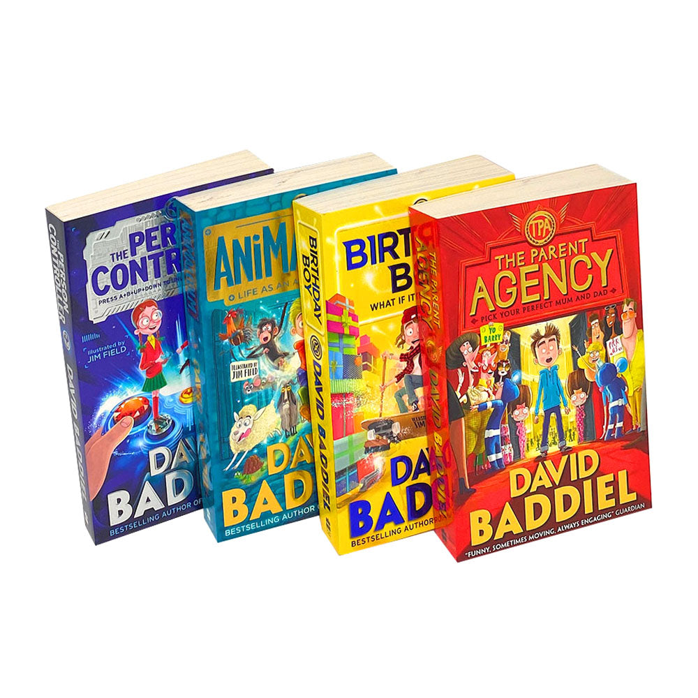 David Baddiel 4-Book Collection Set |Birthday Boy, The Parent Agency, The Person & More | Funny Kids Fiction, Adventure, Family Fun & Creative Stories
