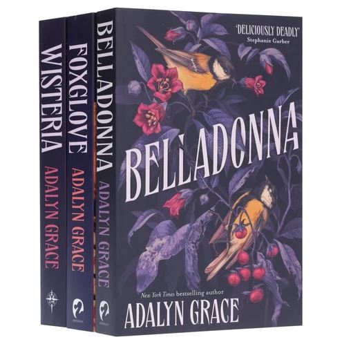 Belladonna Series By Adalyn Grace 3 Books Collection Set (Belladonna, Foxglove and Wisteria) | Paperback