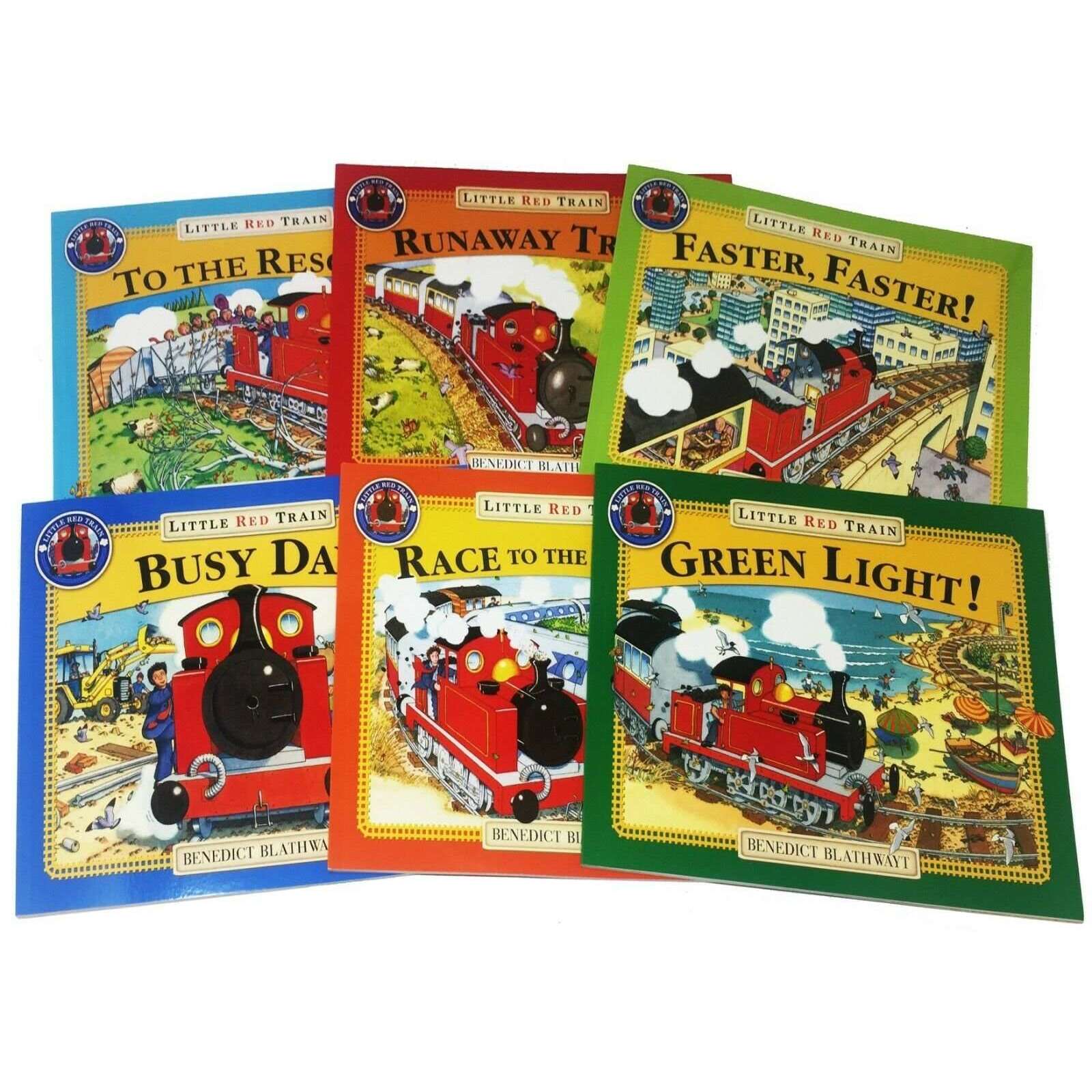 Benedict Blathwayt The Little Red Train 6-Book Collection Set | Fun Children's Adventure Series, Picture Books & Bedtime Stories for Young Readers