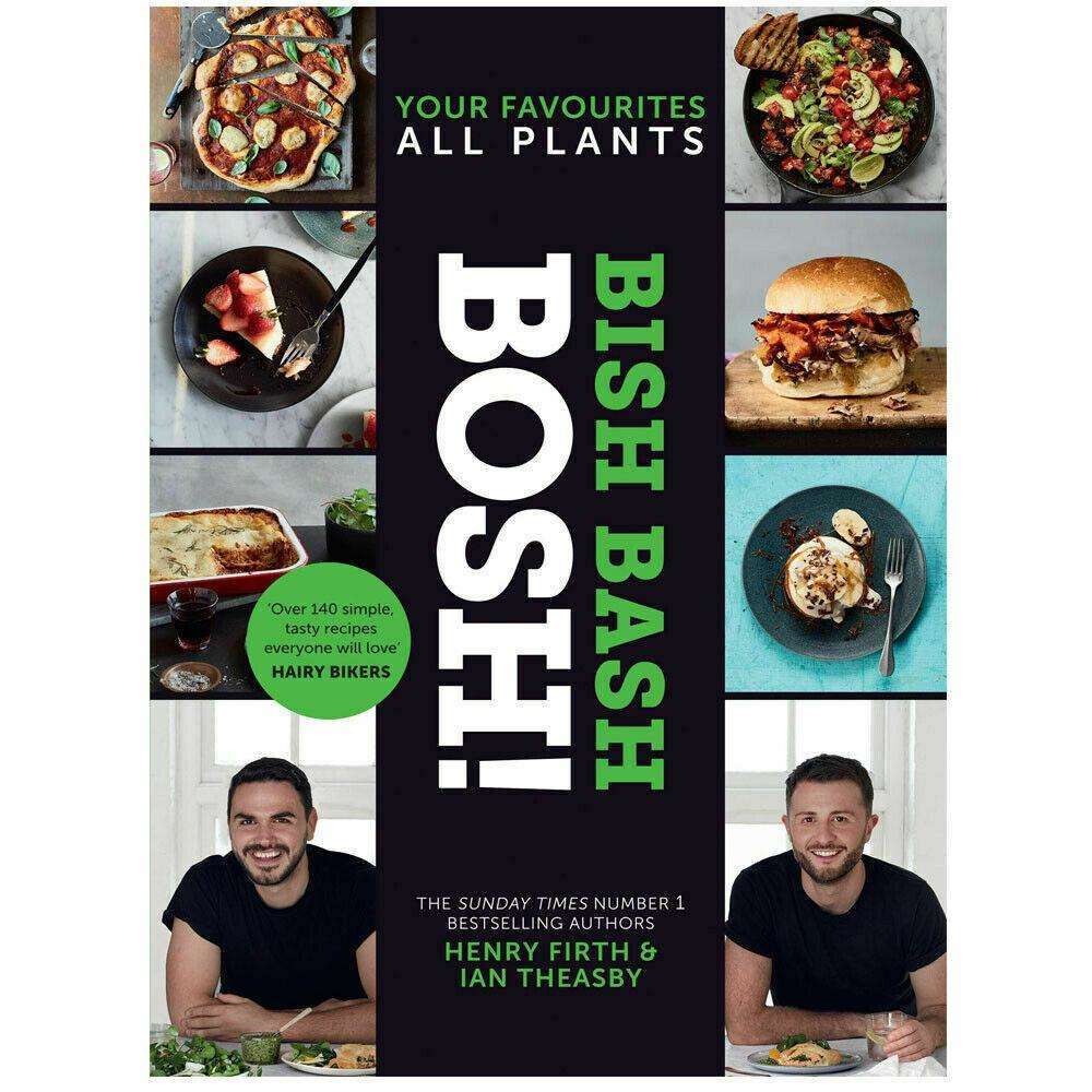 BISH BASH BOSH! by Henry Firth & Ian Theasby – Plant-Based Cookbook with Easy Vegan Recipes | Healthy Eating, Meal Prep, Family Cooking & More