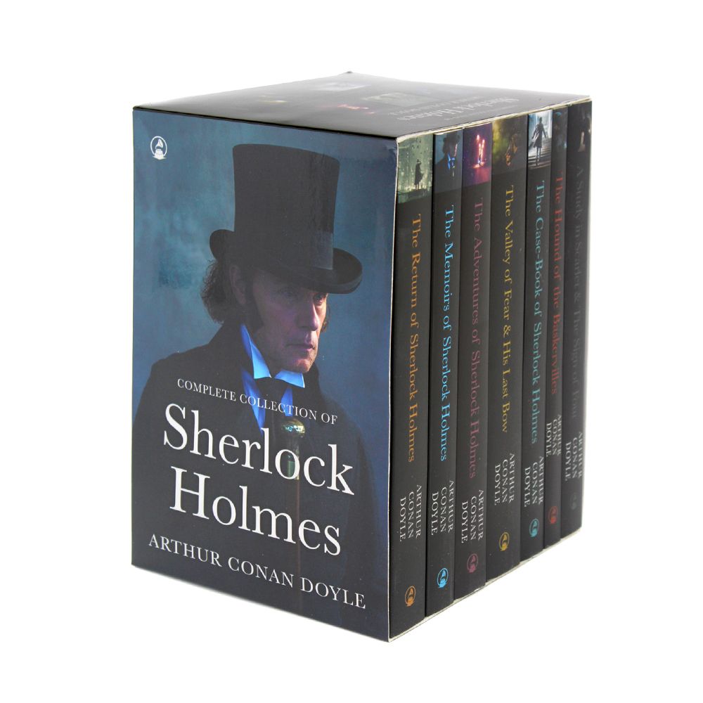 Sherlock Holmes Series Complete Collection 7 Books Set by Arthur Conan Doyle – Classic Detective Mystery Book Set for Sherlock Fans & Crime Fiction