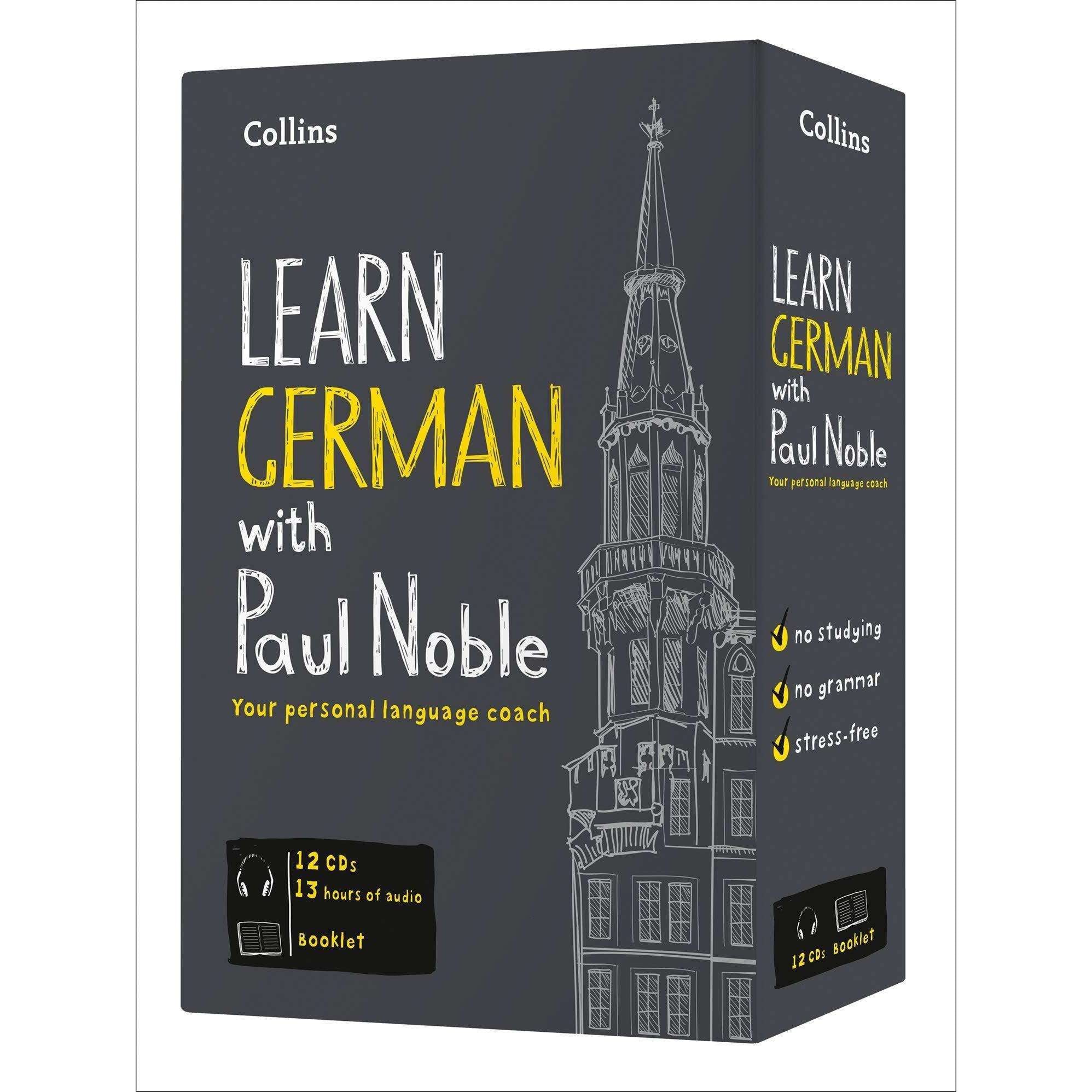 Collins Learn German with Paul Noble – Audio Book CD & Booklet Box Set | Language Learning Collection, Speaking, Listening, Fluency & Vocabulary Guide