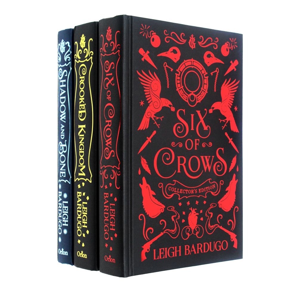 Leigh Bardugo Collector's Edition 3 Hardback Book Set | Shadow & Bone, Six of Crows, Crooked Kingdom| YA Fantasy, Magic, Adventure, Bestselling Series