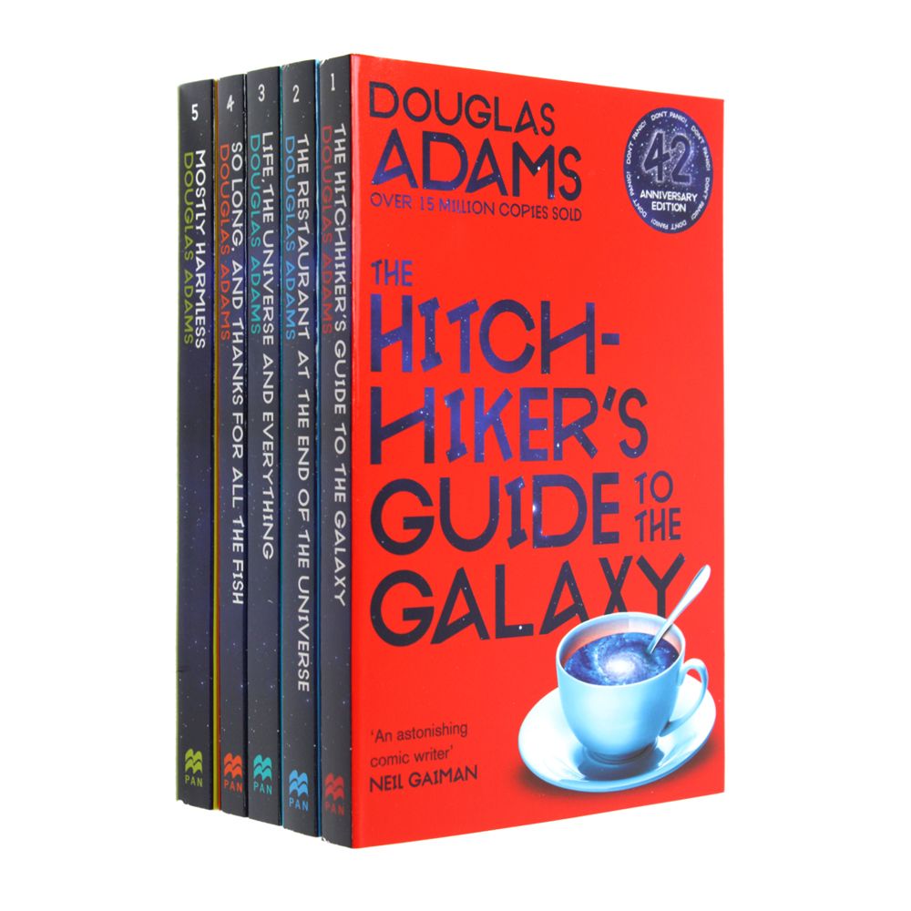 The Complete Hitchhiker’s Guide to the Galaxy 5-Book Box Set by Douglas Adams | Humorous Sci-Fi Adventure Series for Teens & Young Readers