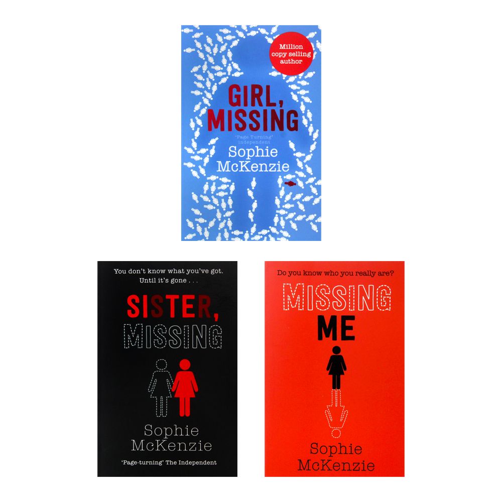 Sophie McKenzie Missing Series – 3 Book Collection Set (Girl Missing, Sister Missing, Missing Me) | YA Thrillers, Mystery, Suspense, Fiction for Teens