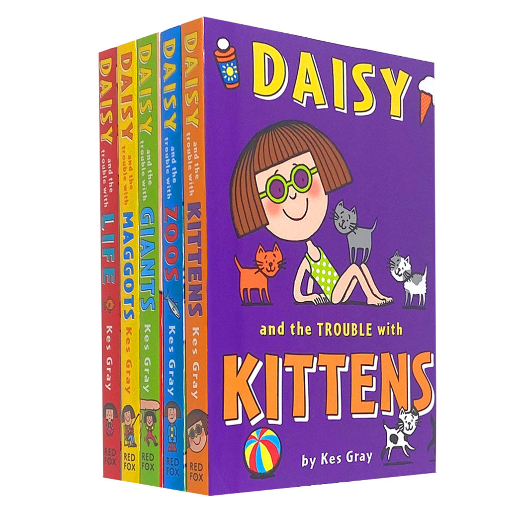 Daisy and the Trouble Collection – 5 Book Set by Kes Gray (Series 1) | Fun Kids’ Fiction, Adventure Stories, Children's Books, Reading for Ages 8+