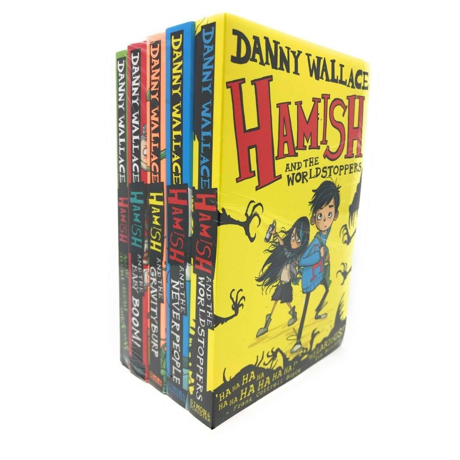 Danny Wallace Hamish 5-Book Collection Set | The Gravityburp, The Neverpeople & More | Funny Kids Adventure Series, Fiction, Magic & Imaginative Fun