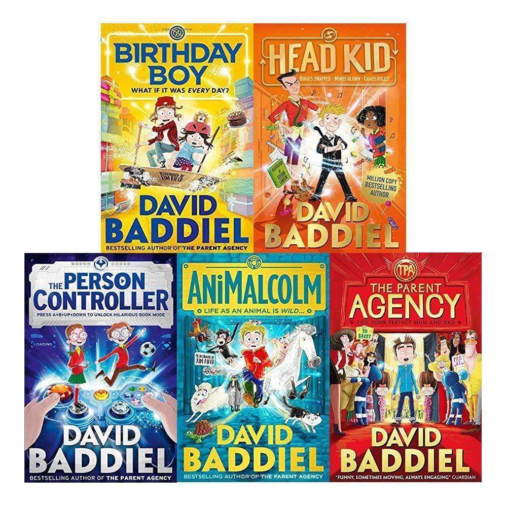 David Baddiel 5-Book Collection Set | The Person Controller, Birthday Boy, AniMalcolm & More | Funny Kids Fiction, Adventure, School & Imaginative Fun