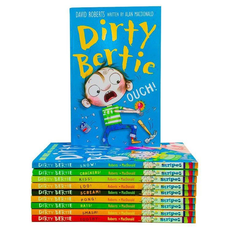 Dirty Bertie Collection – 10 Book Set (Series 2) by David Roberts | Funny Stories, Kids’ Humor, Children's Fiction, Fun Reading
