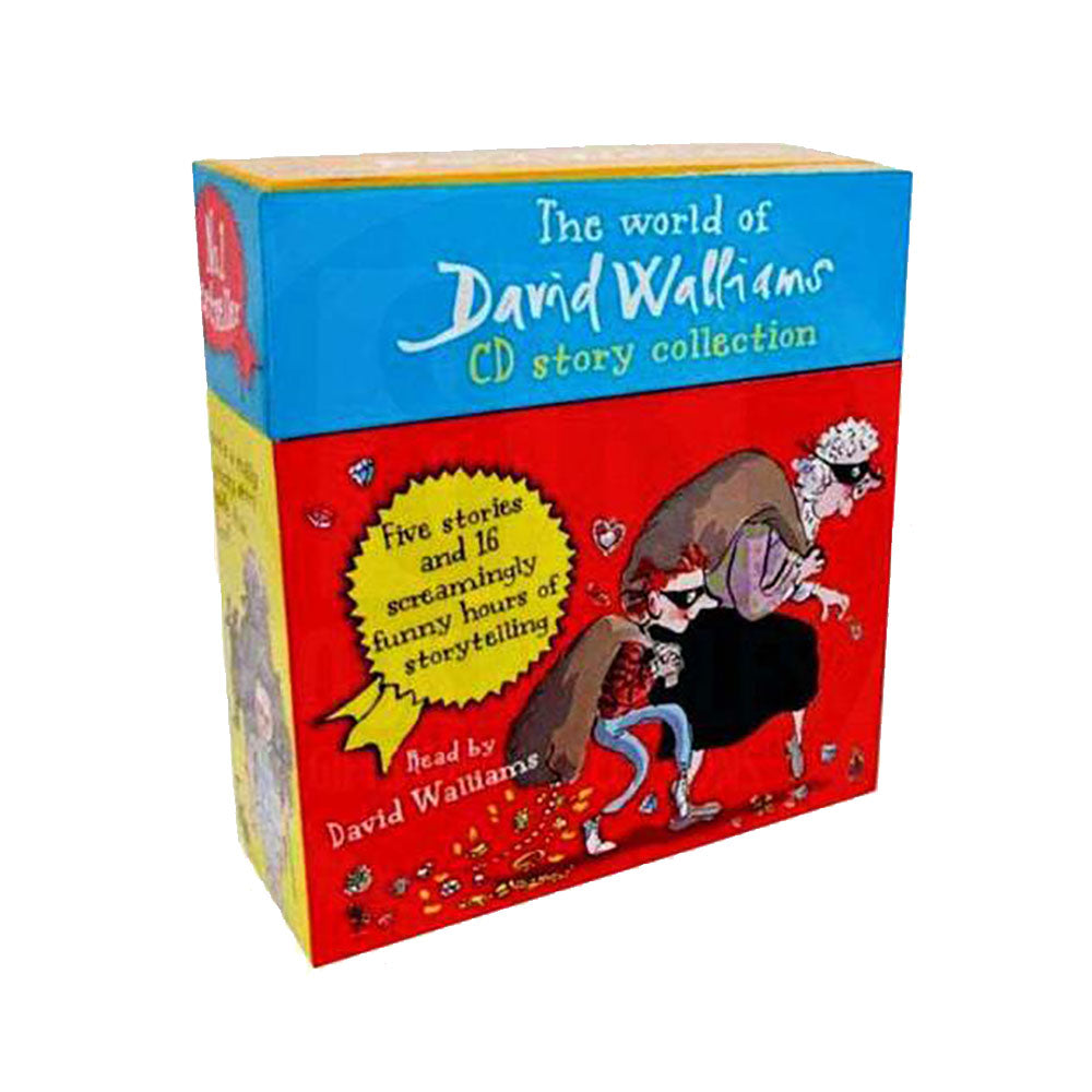 David Walliams 5 Audio Book Set CD Collection (Ratburger, Mr Stink, Gansta Granny, Billionaire Boy, The Boy in the Dress)