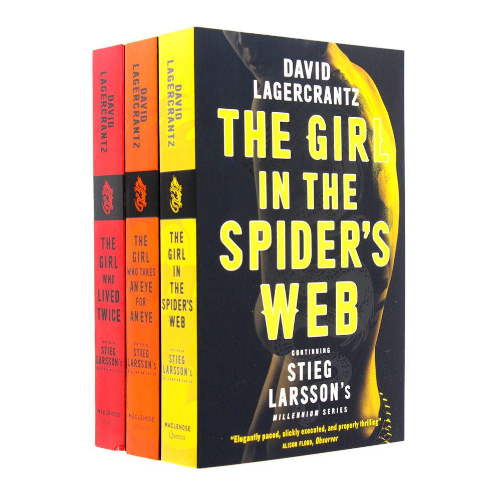Millennium Series 3-Book Collection Box Set (Books 4-6) by David LagercrantzβThriller, Mystery,Suspense, Must-Read Fiction from Stieg Larsson's Legacy