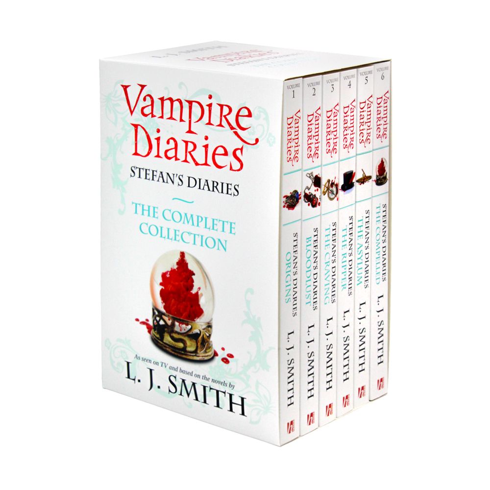 The Vampire Diaries: Stefan’s Diaries Box Set (Books 1–6) by L.J. Smith | YA Paranormal Romance & Fantasy Series for Teens | Supernatural Must-Read