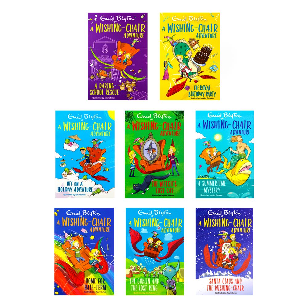 Enid Blyton The Wishing-Chair Short Stories Collection | 8 Books Box Set | Magical Adventure, Fantasy, Children's Fiction, Family Fun & Exploration